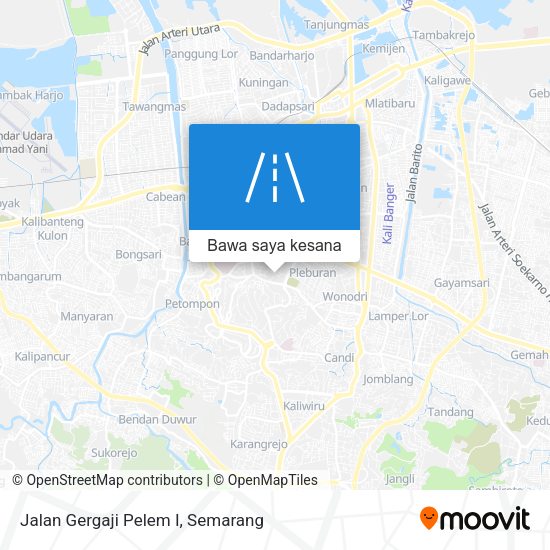 Peta Jalan Gergaji Pelem I