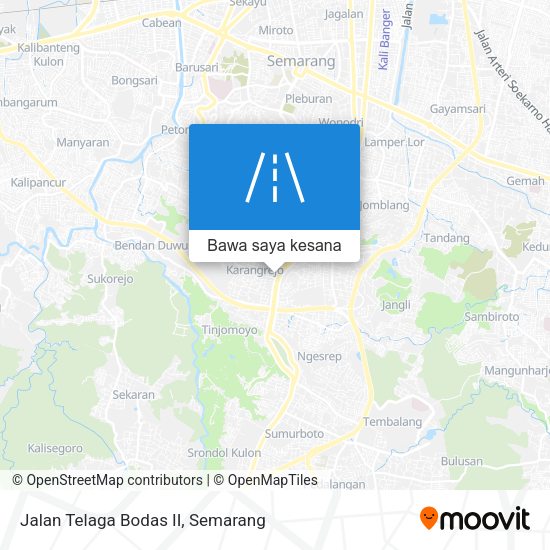 Peta Jalan Telaga Bodas II
