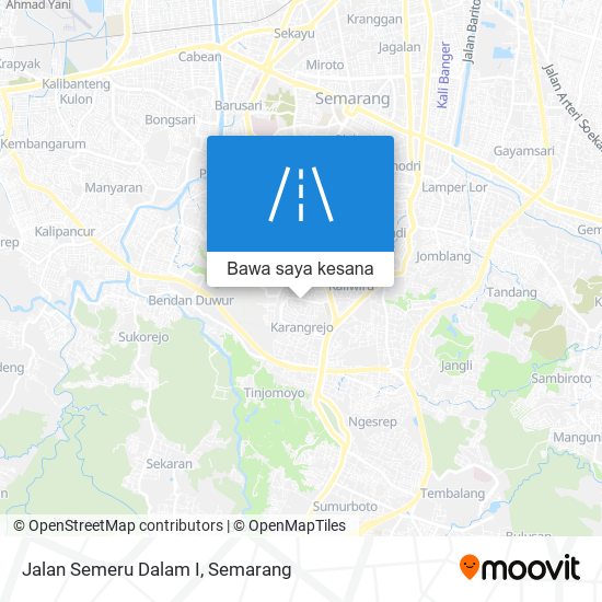 Peta Jalan Semeru Dalam I