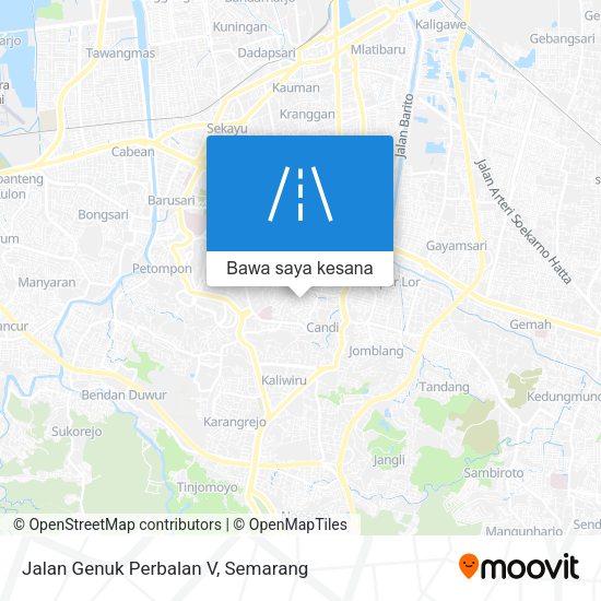 Peta Jalan Genuk Perbalan V