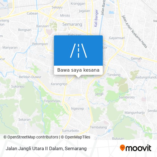 Peta Jalan Jangli Utara II Dalam