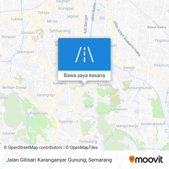 Peta Jalan Gilisari Karanganyar Gunung