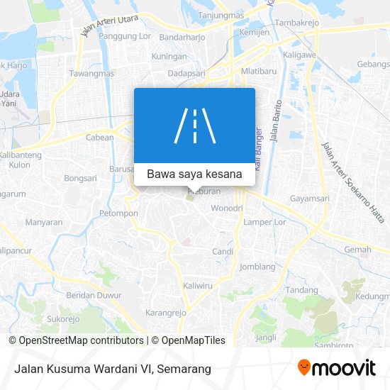 Peta Jalan Kusuma Wardani VI