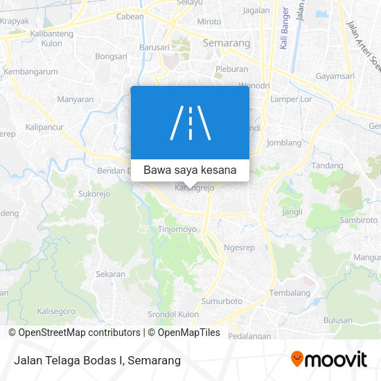 Peta Jalan Telaga Bodas I