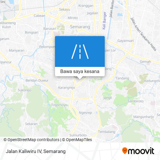 Peta Jalan Kaliwiru IV