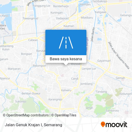 Peta Jalan Genuk Krajan I