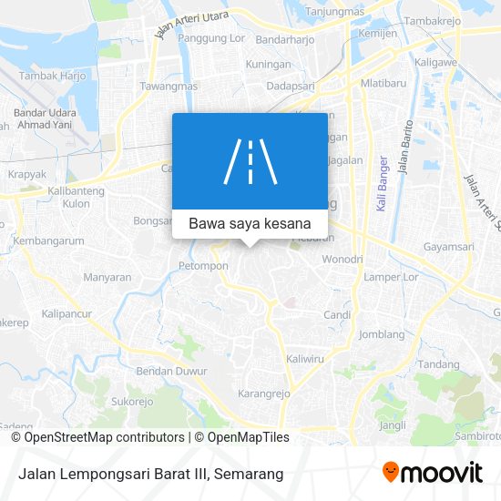 Peta Jalan Lempongsari Barat III