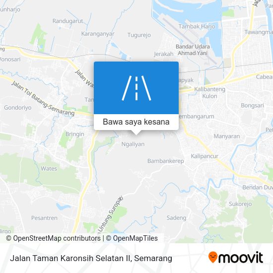 Peta Jalan Taman Karonsih Selatan II