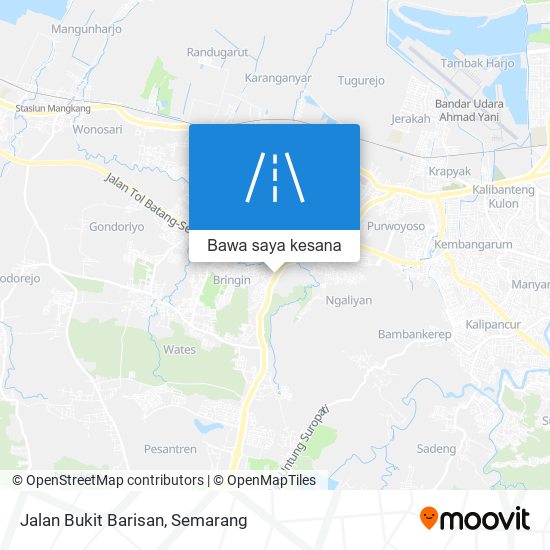 Peta Jalan Bukit Barisan