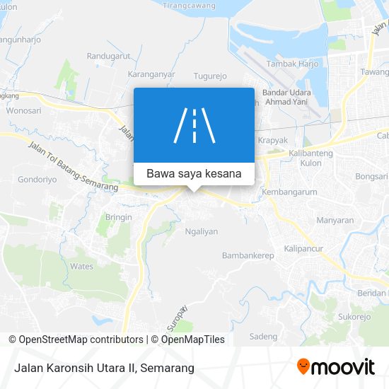 Peta Jalan Karonsih Utara II