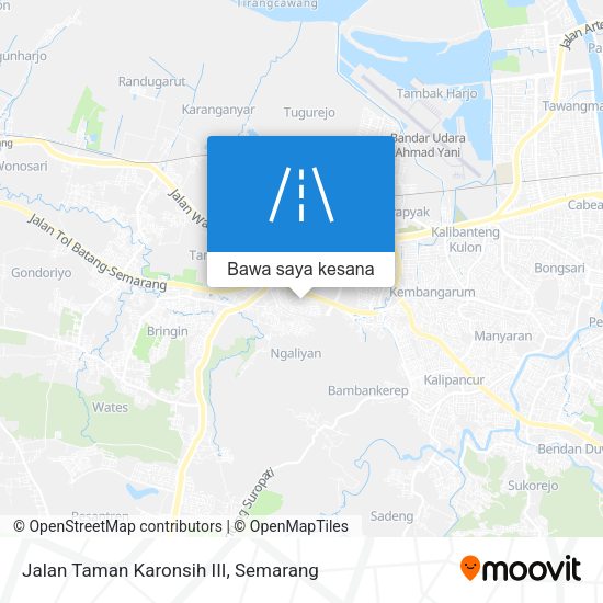 Peta Jalan Taman Karonsih III