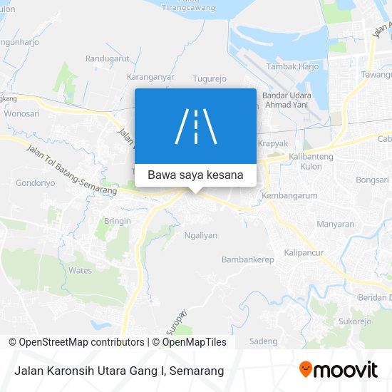 Peta Jalan Karonsih Utara Gang I