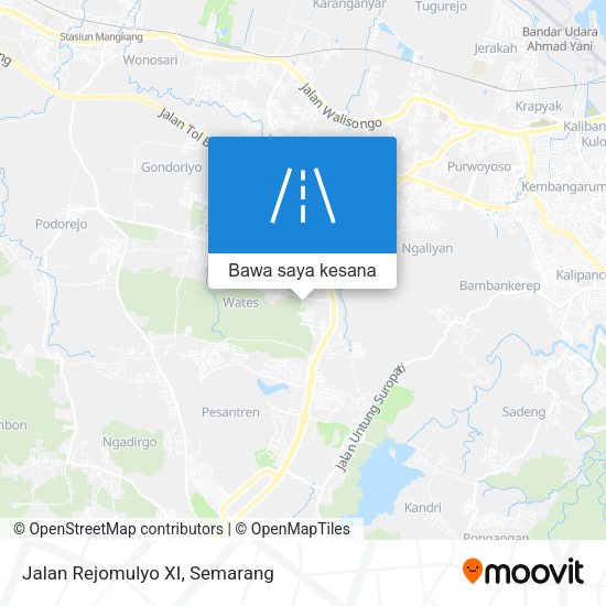 Peta Jalan Rejomulyo XI