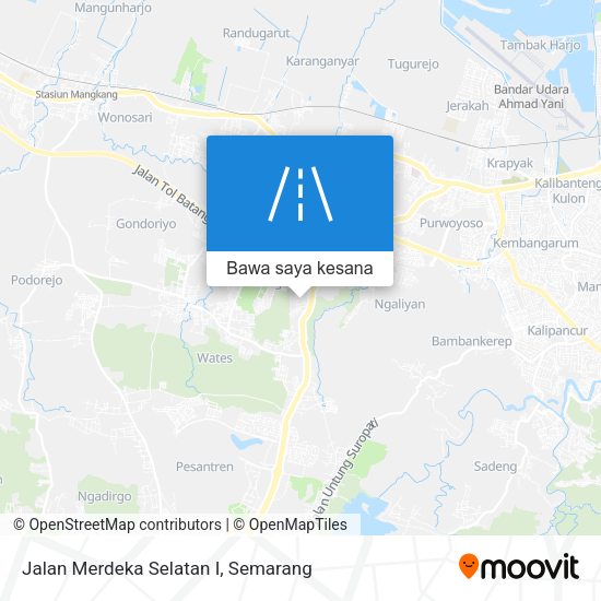 Peta Jalan Merdeka Selatan I