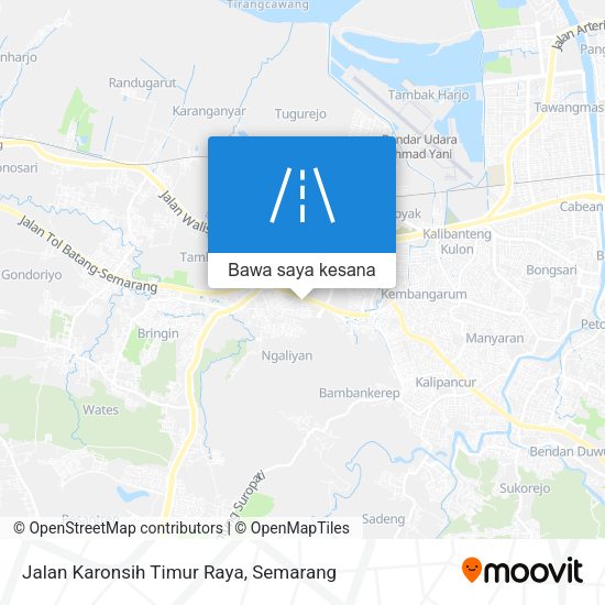 Peta Jalan Karonsih Timur Raya