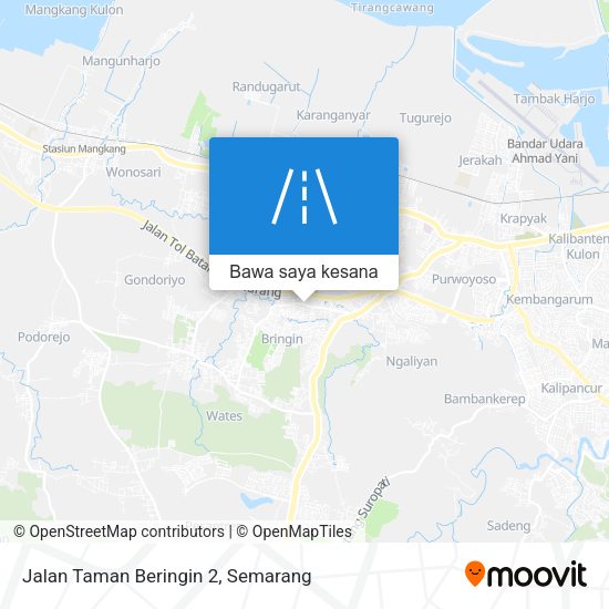 Peta Jalan Taman Beringin 2
