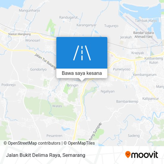 Peta Jalan Bukit Delima Raya