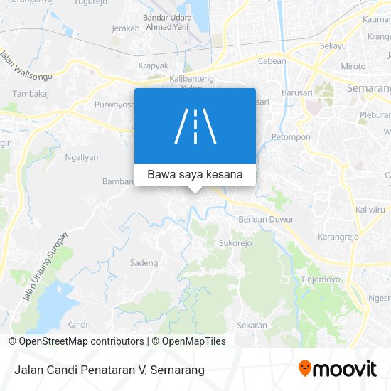 Peta Jalan Candi Penataran V