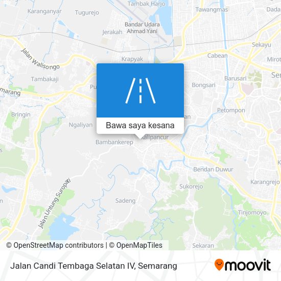 Peta Jalan Candi Tembaga Selatan IV