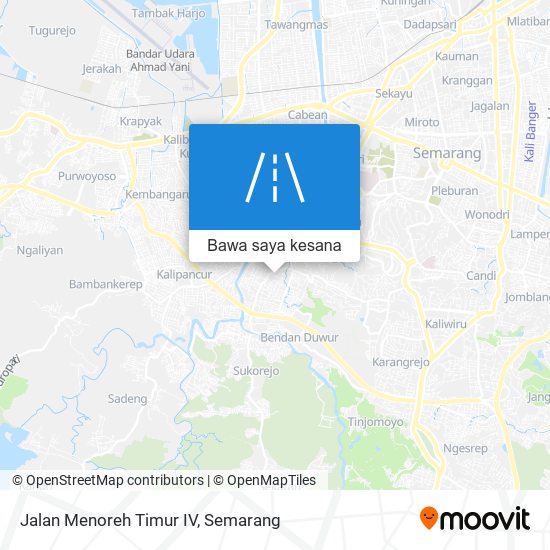 Peta Jalan Menoreh Timur IV