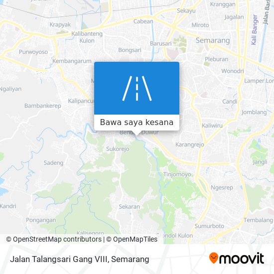 Peta Jalan Talangsari Gang VIII