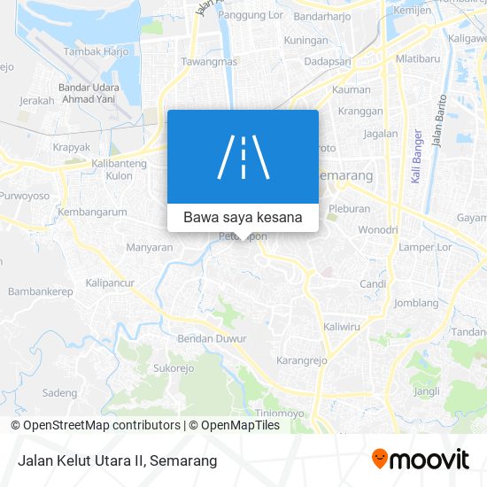 Peta Jalan Kelut Utara II