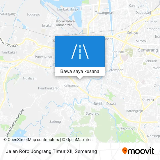 Peta Jalan Roro Jongrang Timur XII
