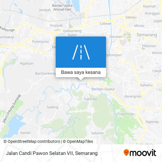 Peta Jalan Candi Pawon Selatan VII