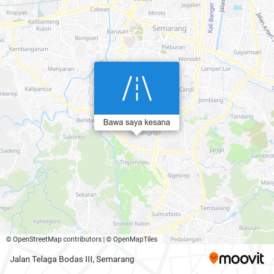 Peta Jalan Telaga Bodas III