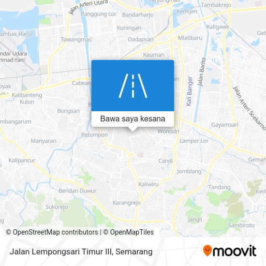 Peta Jalan Lempongsari Timur III