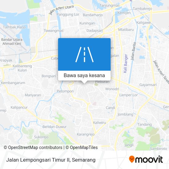 Peta Jalan Lempongsari Timur II
