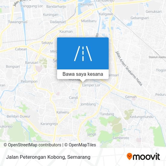 Peta Jalan Peterongan Kobong