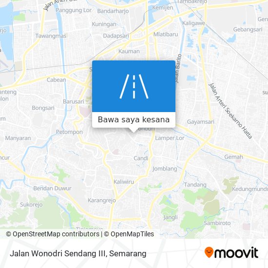 Peta Jalan Wonodri Sendang III