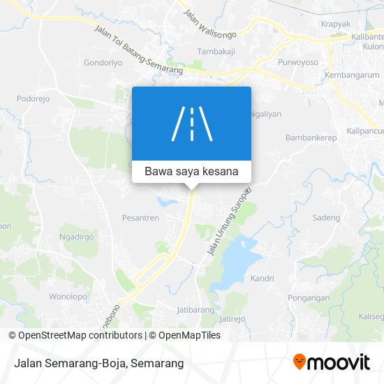 Peta Jalan Semarang-Boja