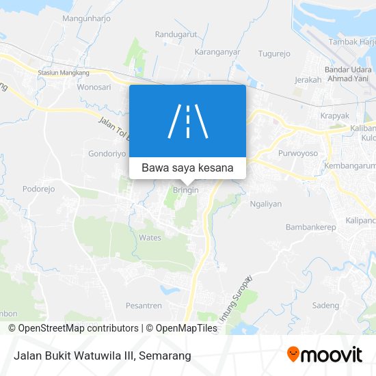 Peta Jalan Bukit Watuwila III