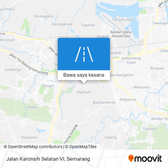 Peta Jalan Karonsih Selatan VI