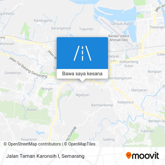 Peta Jalan Taman Karonsih I