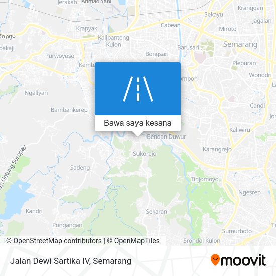 Peta Jalan Dewi Sartika IV