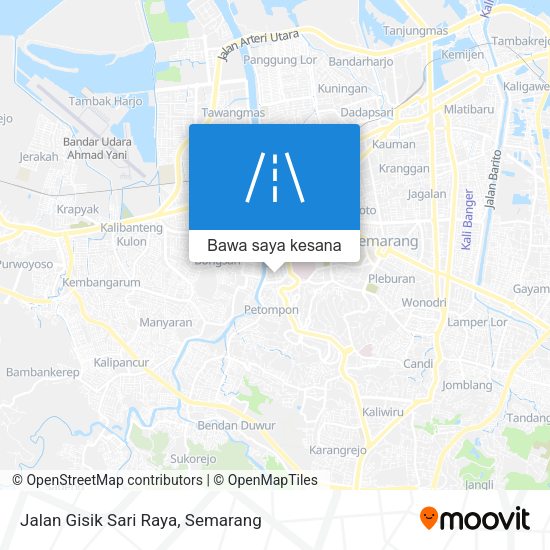 Peta Jalan Gisik Sari Raya