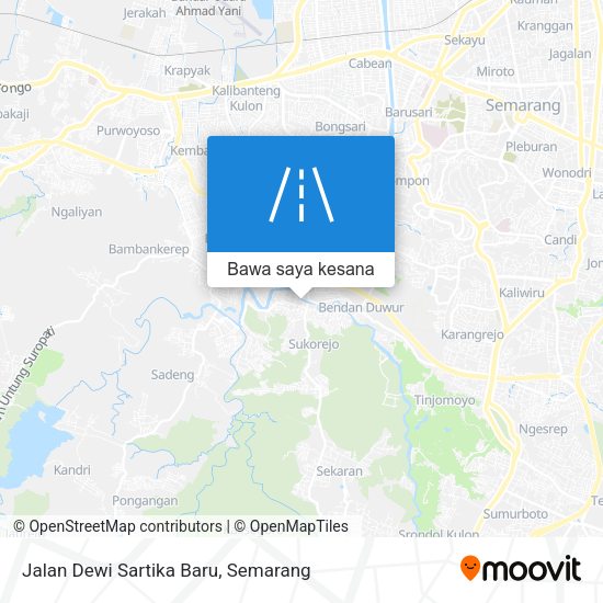 Peta Jalan Dewi Sartika Baru
