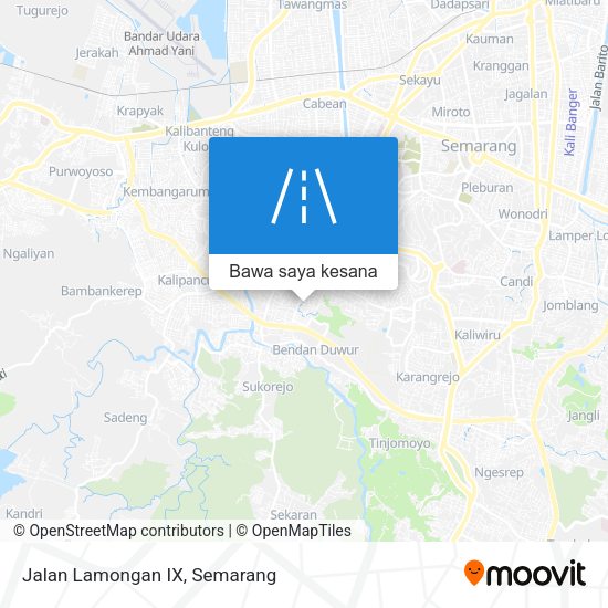 Peta Jalan Lamongan IX