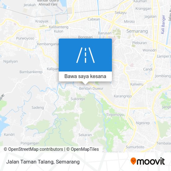 Peta Jalan Taman Talang