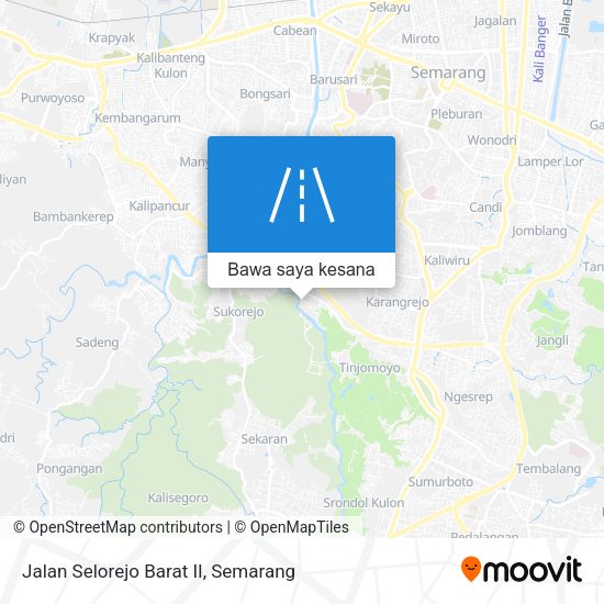 Peta Jalan Selorejo Barat II