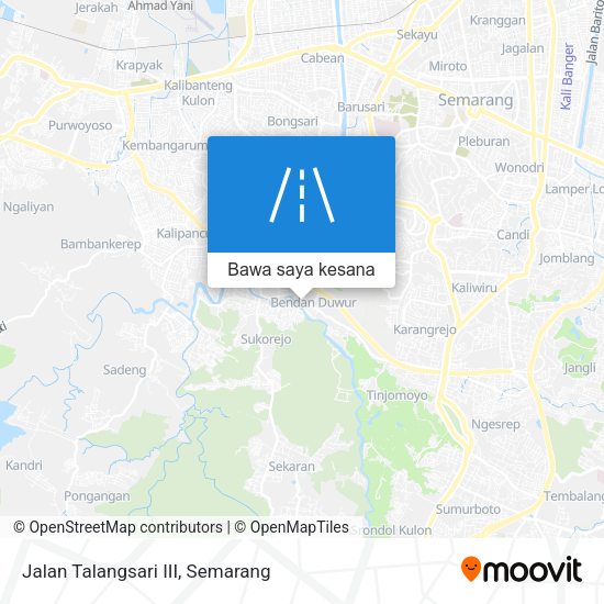 Peta Jalan Talangsari III