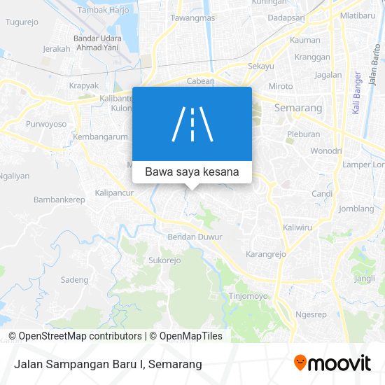 Peta Jalan Sampangan Baru I