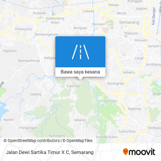 Peta Jalan Dewi Sartika Timur X C