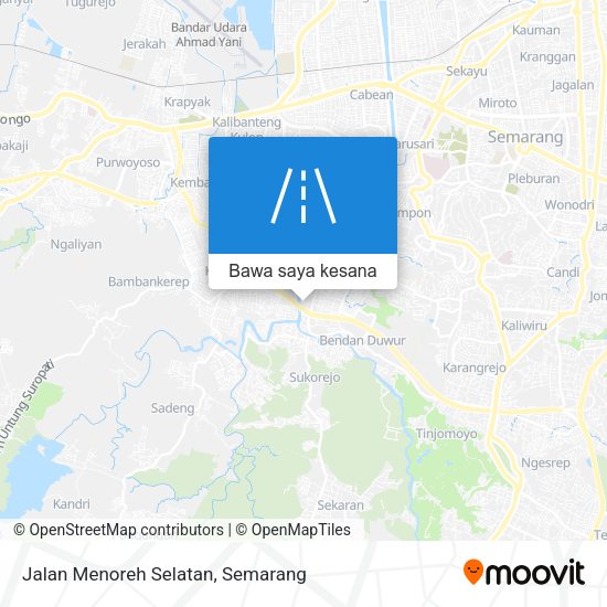 Peta Jalan Menoreh Selatan