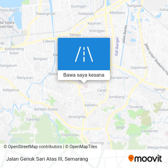 Peta Jalan Genuk Sari Atas III