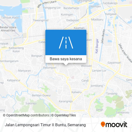 Peta Jalan Lempongsari Timur II Buntu