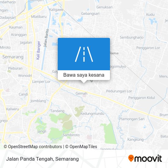 Peta Jalan Panda Tengah